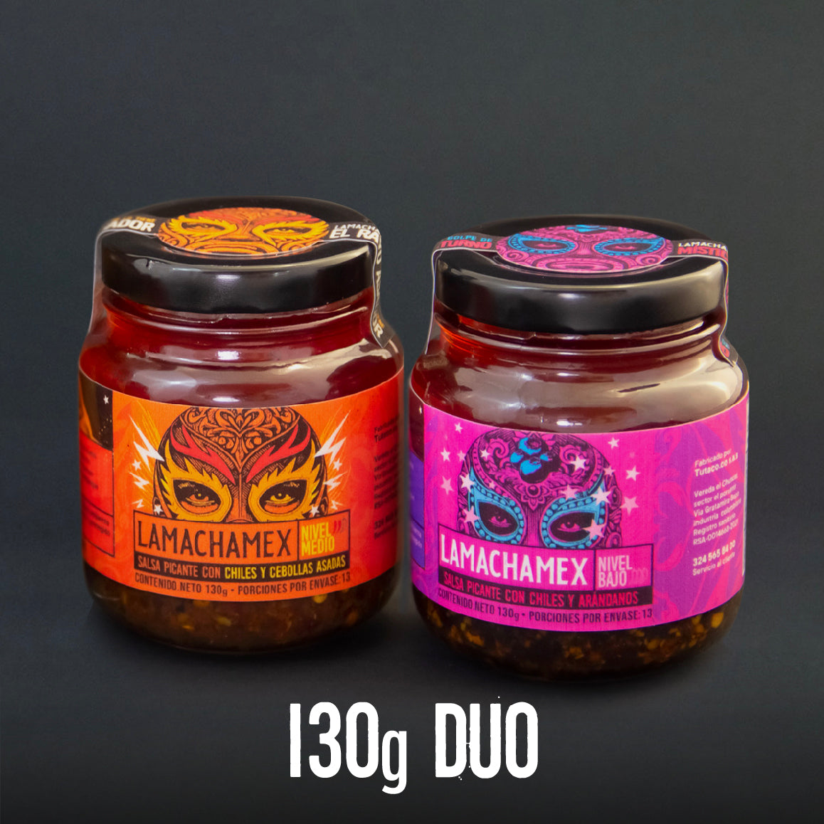 Elige dos salsas Macha